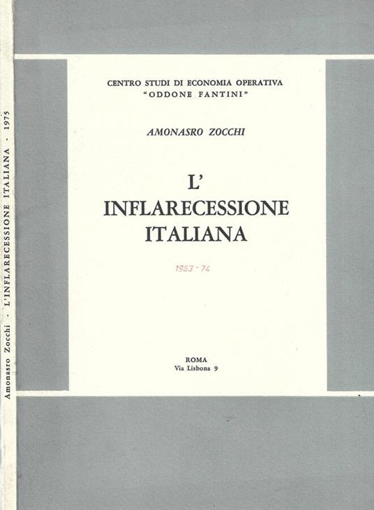 L' inflarecessione italiana - copertina