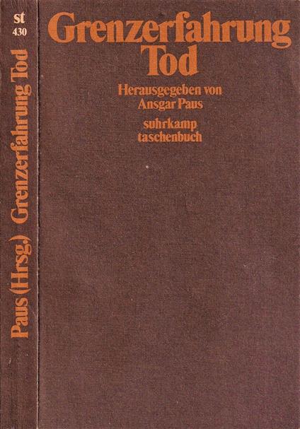 Grenzerfahrung tod - copertina