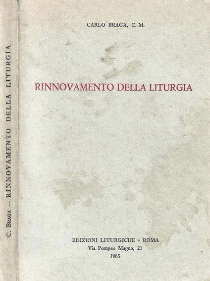 Rinnovamento della liturgia - copertina