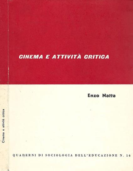 Cinema e attività critica - copertina