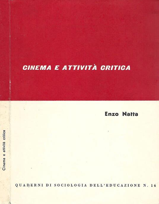 Cinema e attività critica - copertina