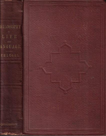 The philosophy of life and philosophy of language - copertina