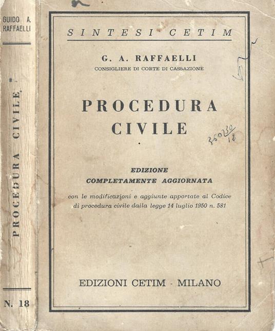Procedura civile - copertina