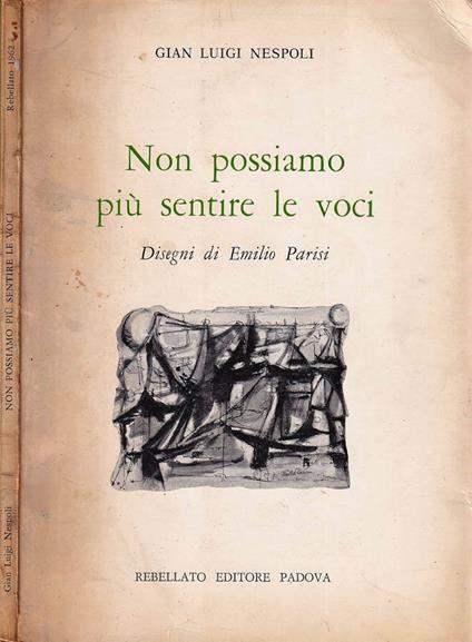 Non possiamo più sentire le voci - copertina