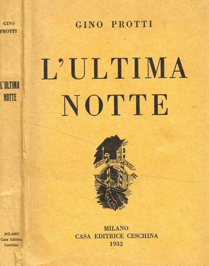 L' ultima notte - copertina