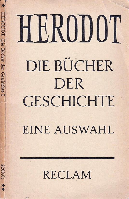 Die bucher der geschichte - copertina