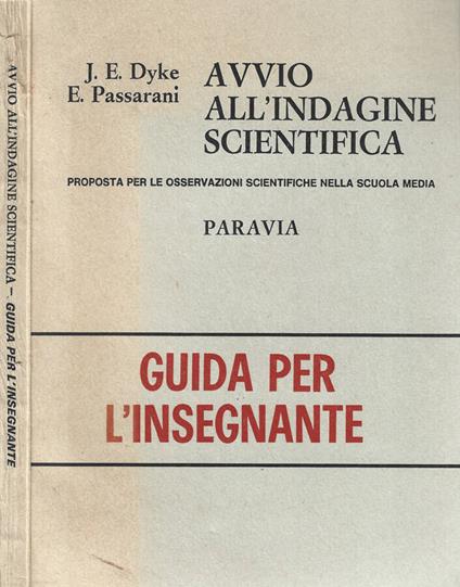 Avvio all'indagine scientifica - copertina