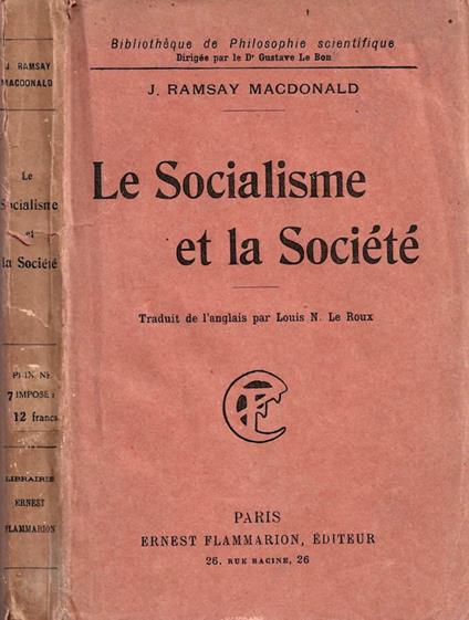 Le Socialisme e la Société - copertina