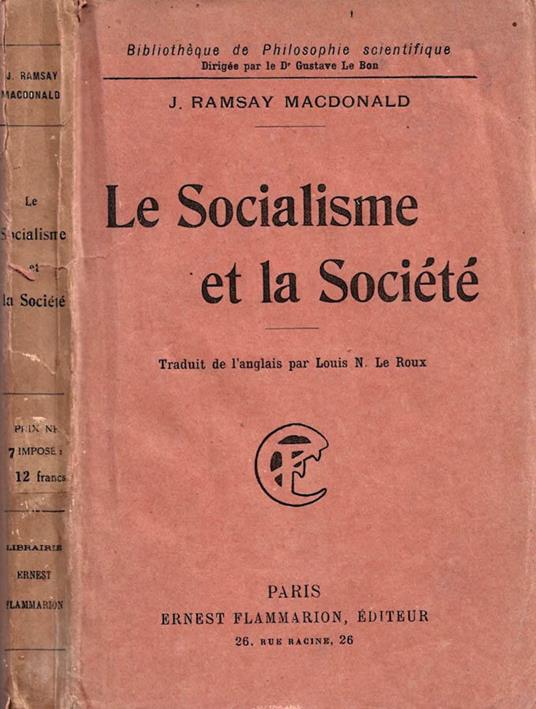Le Socialisme e la Société - copertina