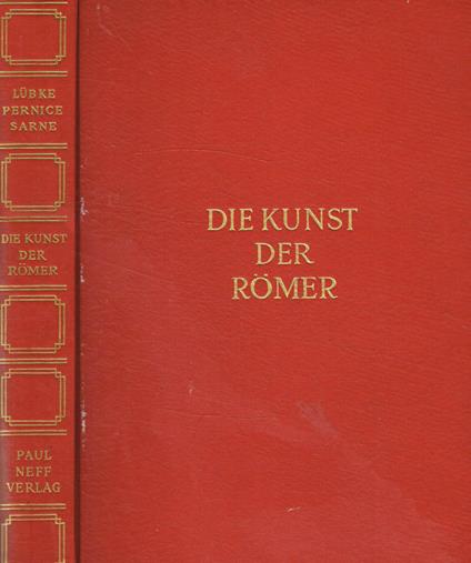 Die kunst der Romer - copertina
