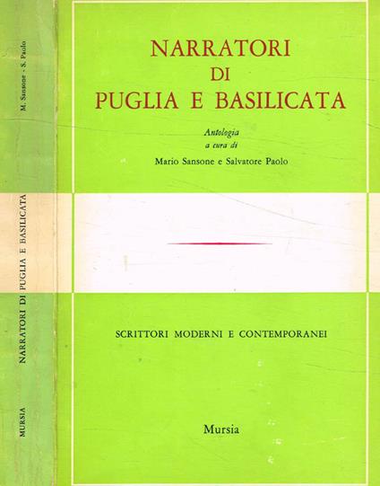 Narratori di puglia e basilicata - copertina