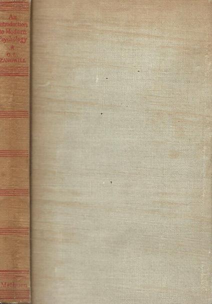 An introduction to Modern Psychology - copertina