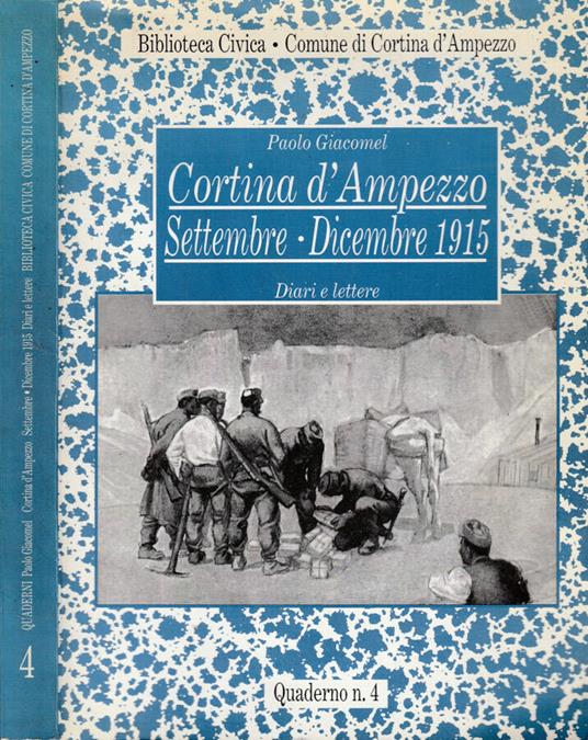 Cortina d'Ampezzo settembre dicembre 1915 - copertina