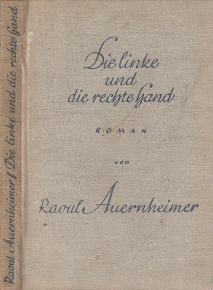 Die linke und die rechte hand - copertina