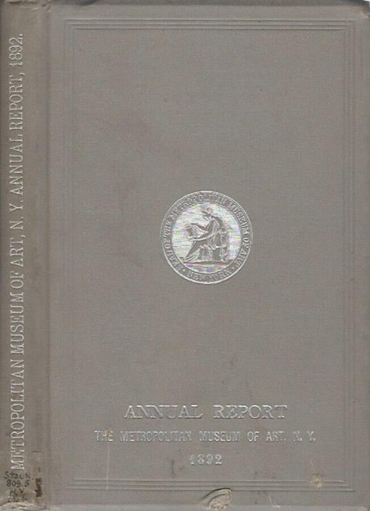 Twenty-Second Annual Report of the Trustees of the Association, 1892 - copertina