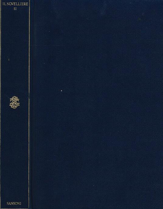 Il Novelliere Vol. II - Goffredo Bellonci - copertina