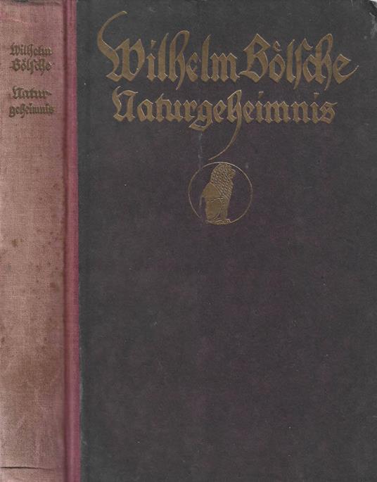 Naturgeheimnis - Wilhelm Bolsche - copertina