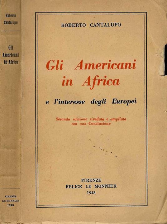 Gli Americani in Africa - Roberto Cantalupo - copertina