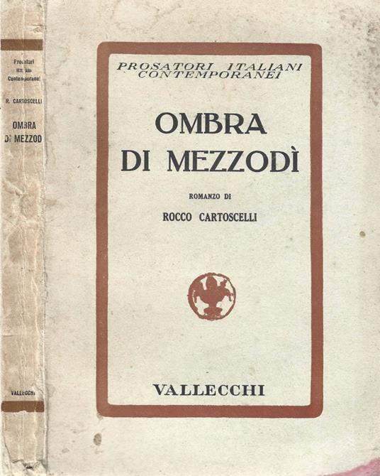 Ombra di mezzodì - Rocco Cartoscelli - copertina
