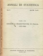 Redditi e produttività in Italia