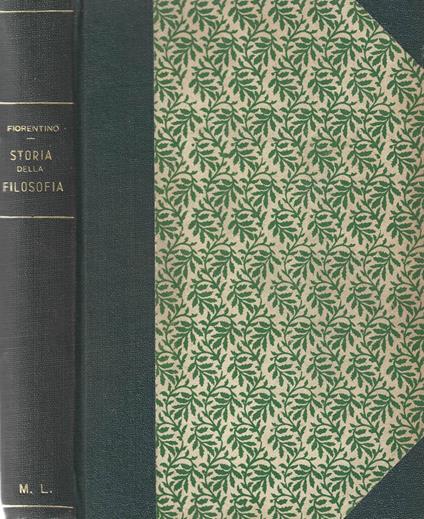 Compendio di storia della filosofia Vol. II - F. Fiorentino - copertina