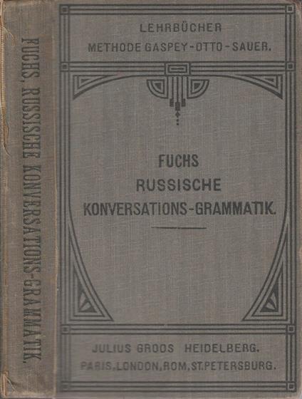 Russische konversations-grammatik - Paul Fuchs - copertina