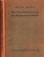 Die naturanschauung der renaissance in italien