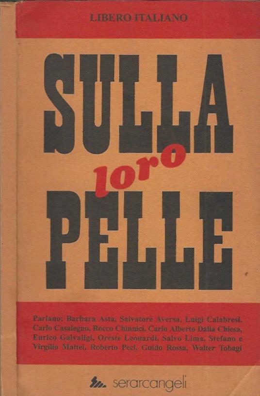 Sulla loro pelle - Libero Italiano - copertina