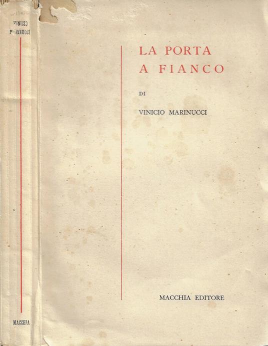 La porta a fianco - Vinicio Marinucci - copertina
