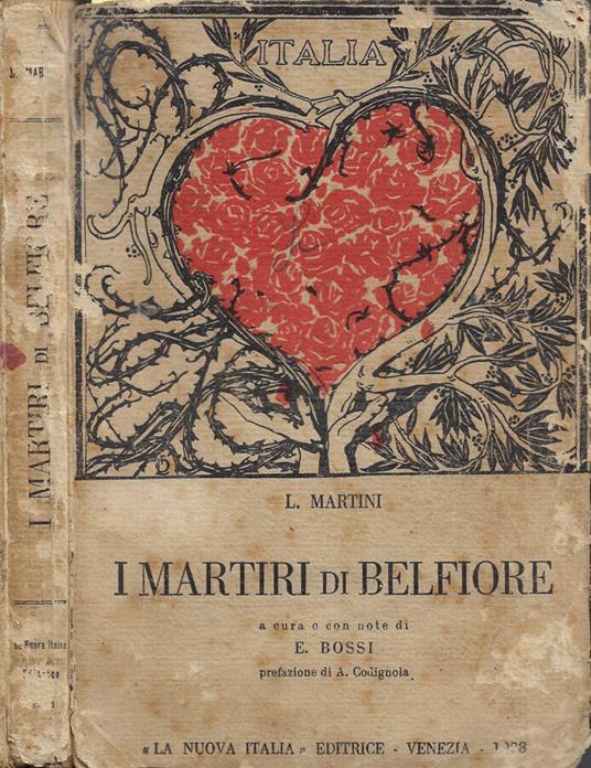 I Martiri di Belfiore - L. Martini - copertina