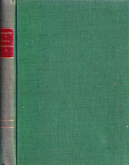 Costituzione e amministrazione delle società commerciali - Eugenio Pedemonte - copertina