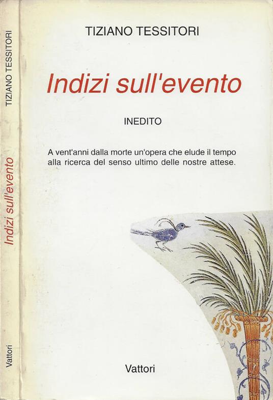 Indizi sull'evento - Tiziano Tessitori - copertina