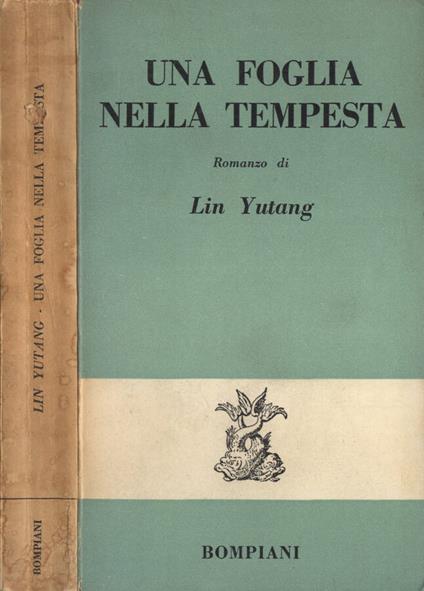 Una foglia nella tempesta - Lin Yutang - copertina