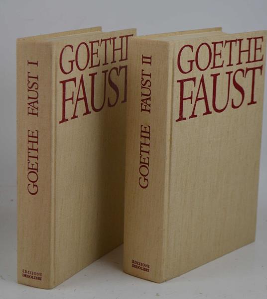 Faust. Traduzione in rime con testo a fronte a cura di Roberto Hausbrandt. Con 36 disegni di Moritz Retzsch - copertina