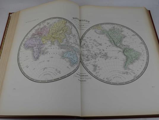 Atlas universel de géographie physique, politique, ancienne et moderne… Nouvelle édition revue par E Levasseur - copertina