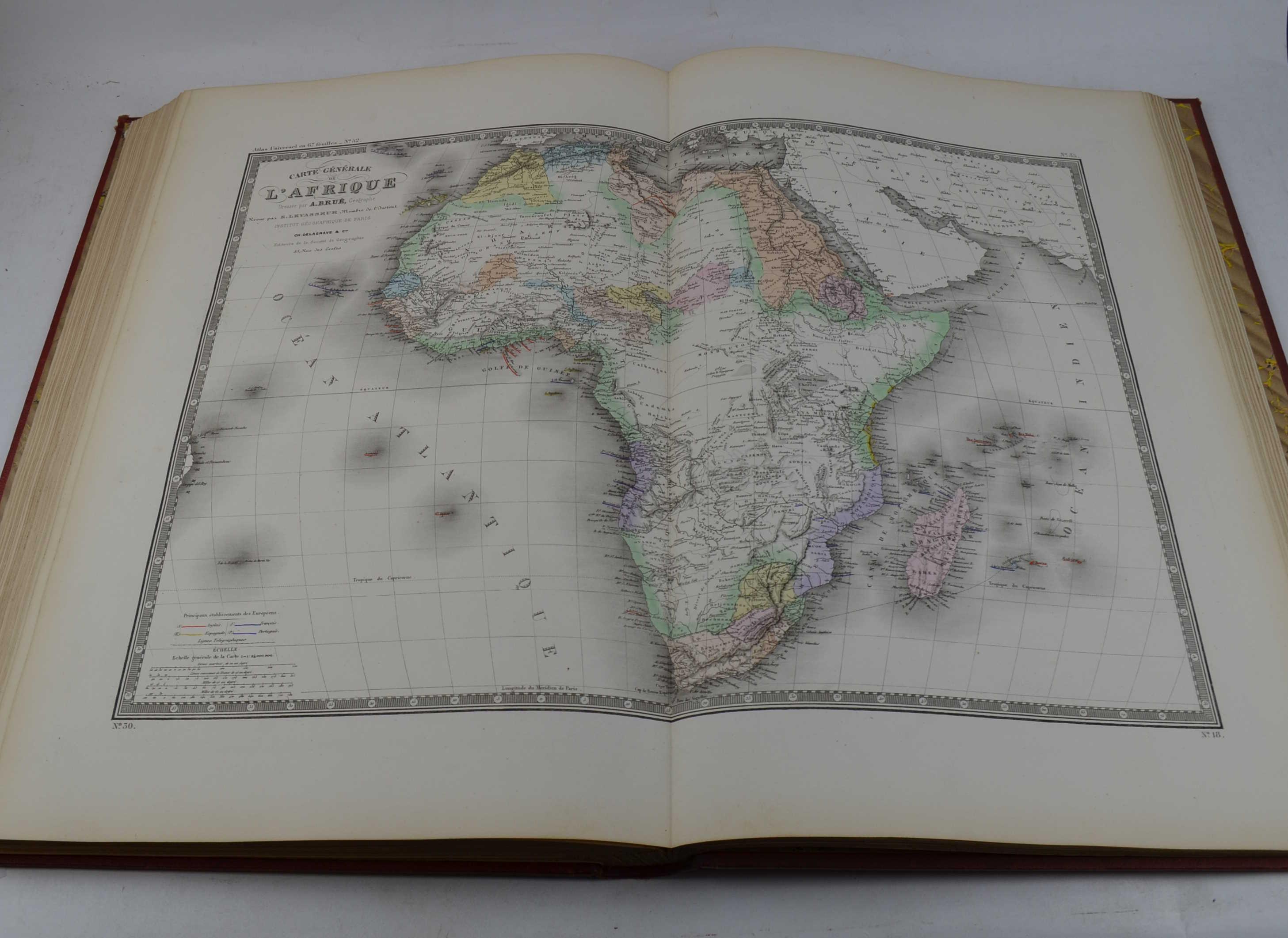 Atlas universel de géographie physique, politique, ancienne et moderne… Nouvelle édition revue par E Levasseur