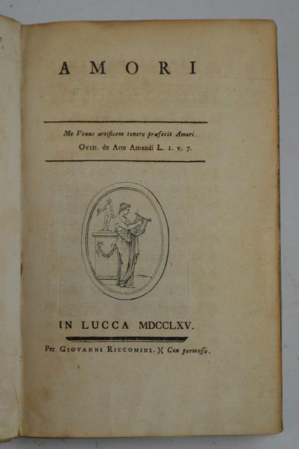 Amori - Ludovico Savioli - copertina
