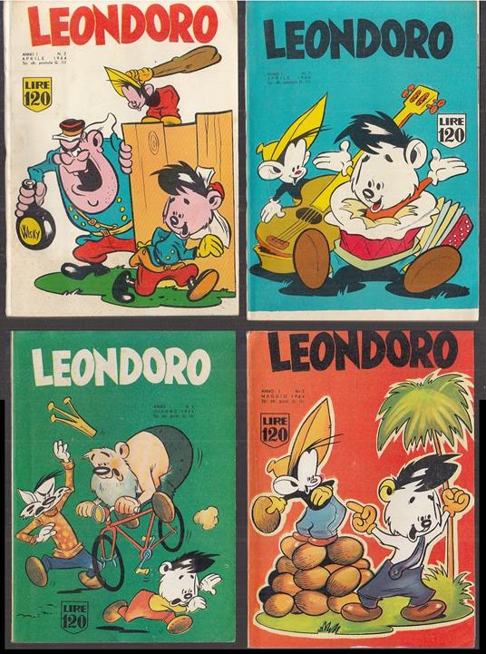 Leon D'oro Leondoro Anno I 1/4 Ottimi/E - copertina