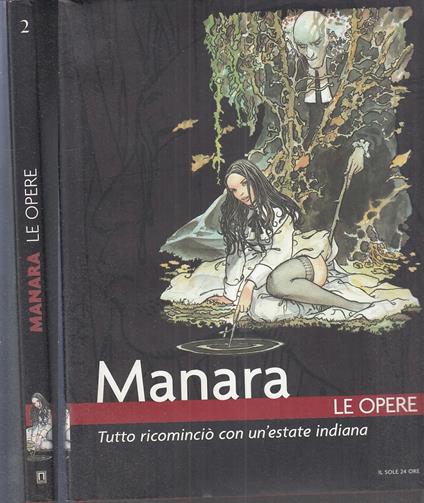 Le Opere N.2 Tutto Ricomincio Estate Indiana- Manara - Milo Manara - copertina