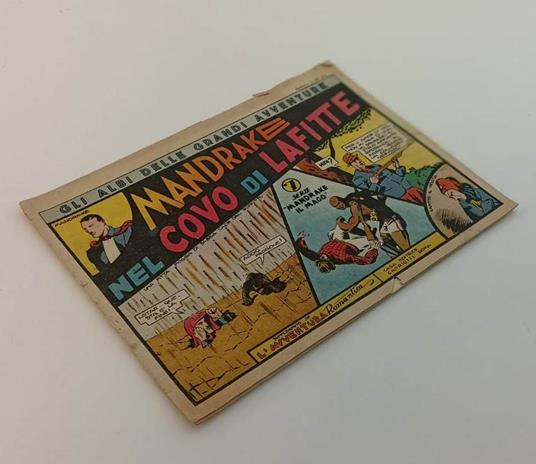 Albi Grandi Avventure Serie Mandrake Il Mago N.7 Nel Covo Di Lafitte - copertina