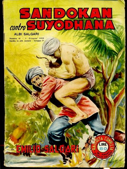 Albi Di Salgari N.42 Sandokan Suyodhana - copertina