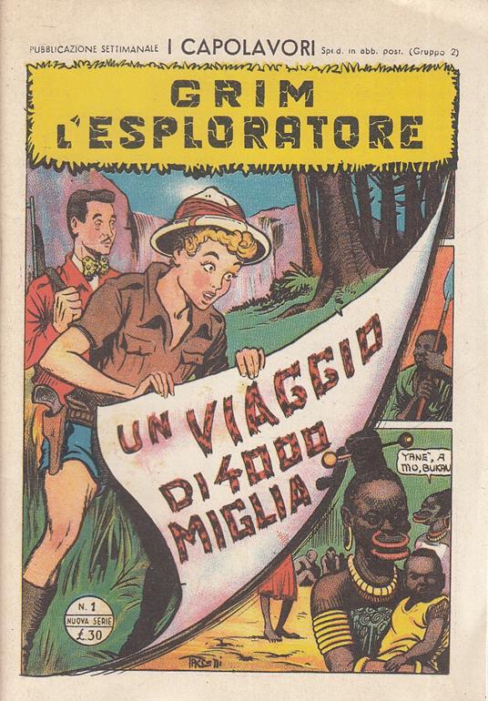 Grim L'esploratore 1/8 Serie Completa - copertina