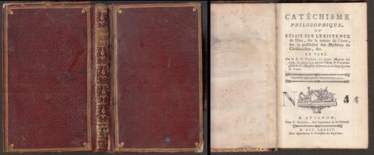 Catechisme Philosphique Settecentina - copertina