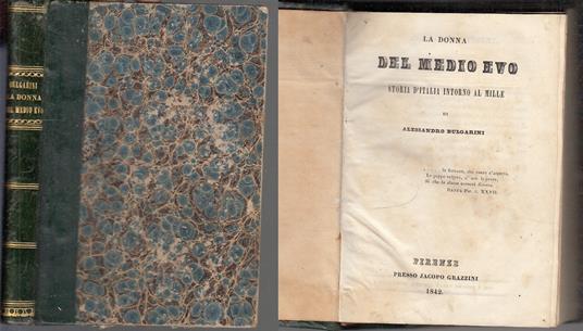 La Donna Del Medio Evo - copertina