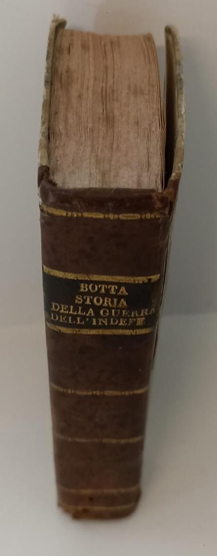 Storia Della Guerra Degli Stati Uniti D'america Ii- Botta - Carlo Botta - copertina