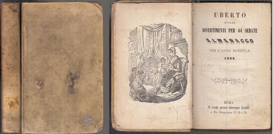 Uberto Divertimenti Per 44 Serate Almanacco Anno Bisestile - copertina