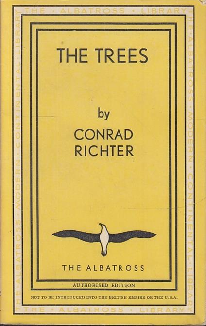 The Trees - Conrad Richter - copertina