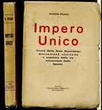 Impero Unico Teoria Dello Stato Anarchico- Achille Pasini- Berlutti