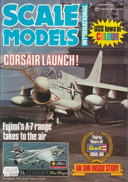 Rivista Scale Models Gennaio/Dicembre 1987 Annata Quasi Completa - copertina