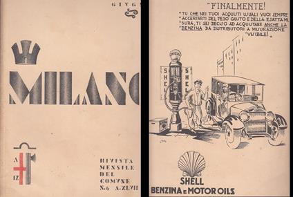 Milano Rivista Mensile Comune N.6 Giugno Ix Fascismo - copertina